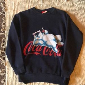 90,s Coca-Cola Polar Bear Sweater! 1995